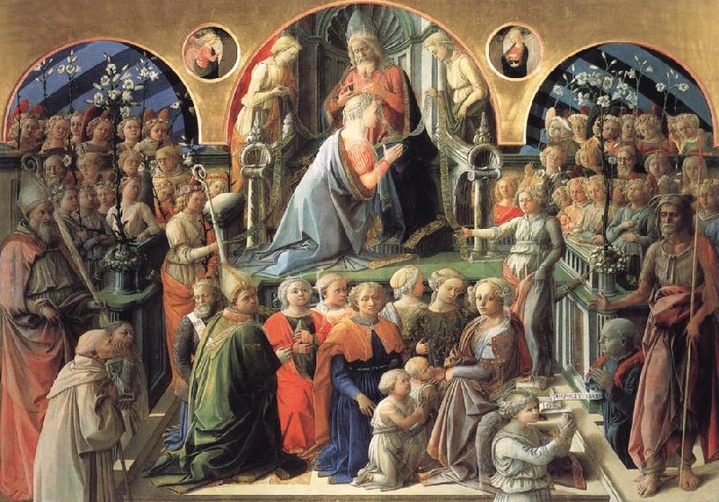 Fra Filippo Lippi The Coronation of the Virgin Germany oil painting art